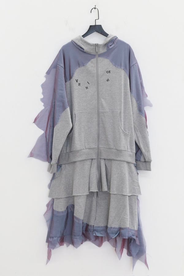 VeniceW 25 Autumn/Winter Hoodie VCW-HD4-Grey/Purple